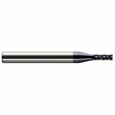 HARVEY TOOL 1.500 mm Cutter dia x 4.500 mm Length of Cut Carbide Metric Square End Mill, 2 Flutes, AlTiN Coated 741433-C3